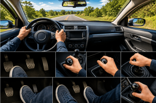 how to drive a manual car​