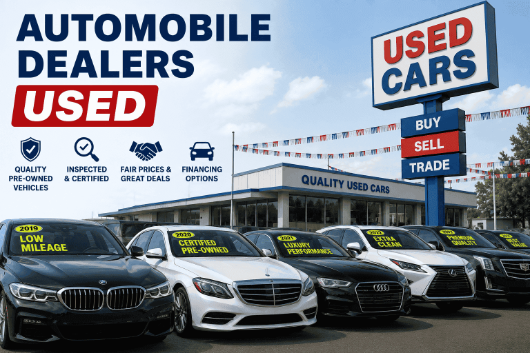 automobile dealers used