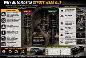 automobile struts replacing