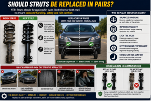 automobile struts replacing
