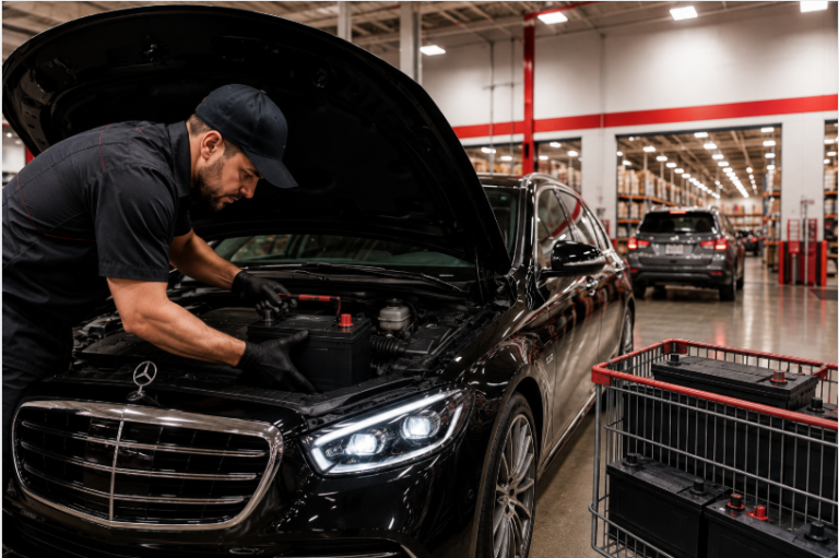 does costco install car batteries