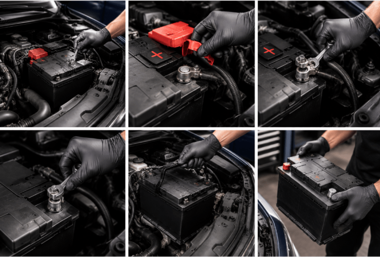 how to remove a car battery