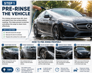 how to wash a car