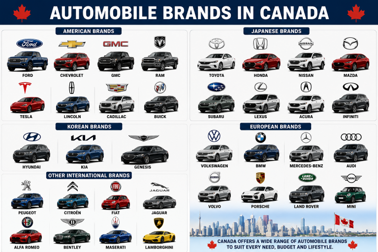 automobile brands in canada