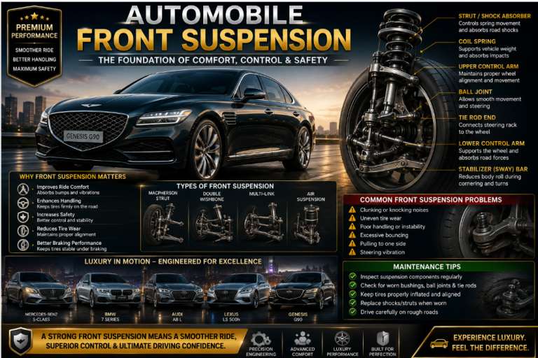 automobile front suspension