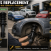 automobile struts replacing