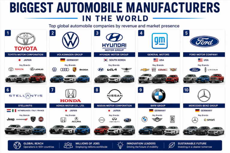 biggest automobile manufacturers in the world