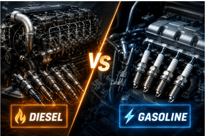 do diesel engines have spark plugs