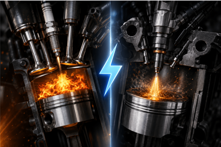 do diesel engines have spark plugs