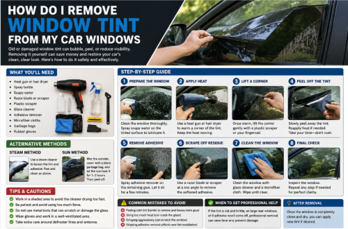 how do i remove window tint from my car windows