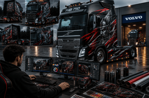 how to create a skin for modded trucks ats