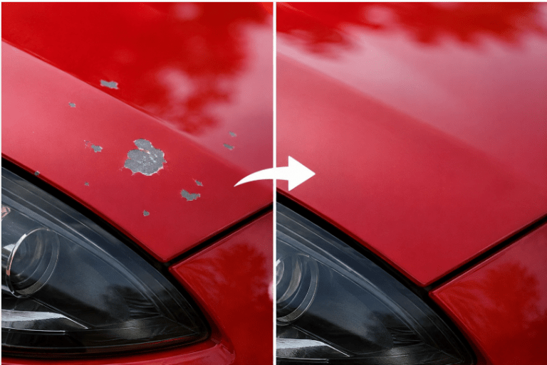 how to fix car paint chips