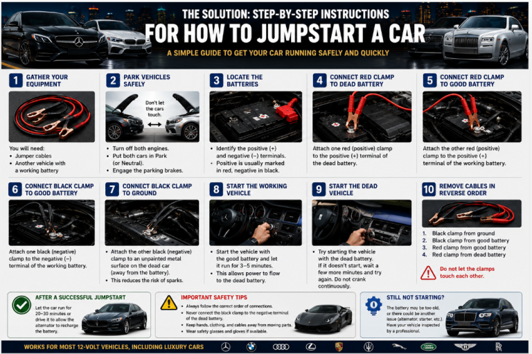 how to jumpstart a car