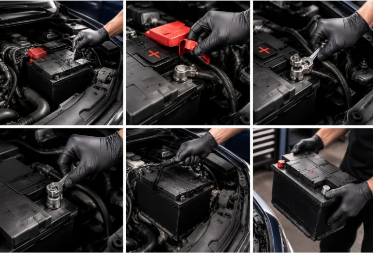 how to remove a car battery