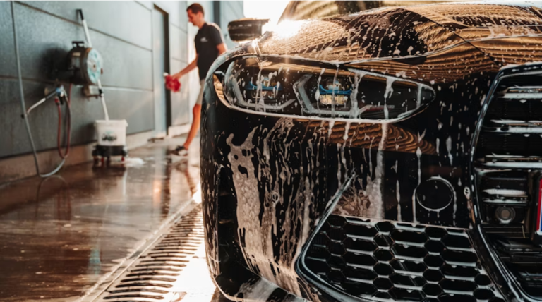 how to wash a car