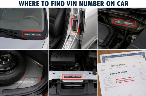 where to find vin number on car