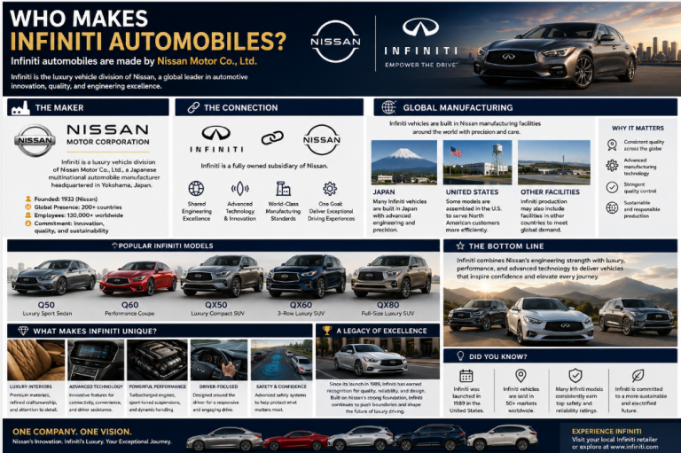 who makes infiniti automobiles