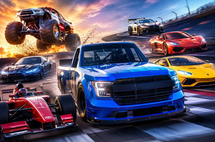 can you run truck races in d class
