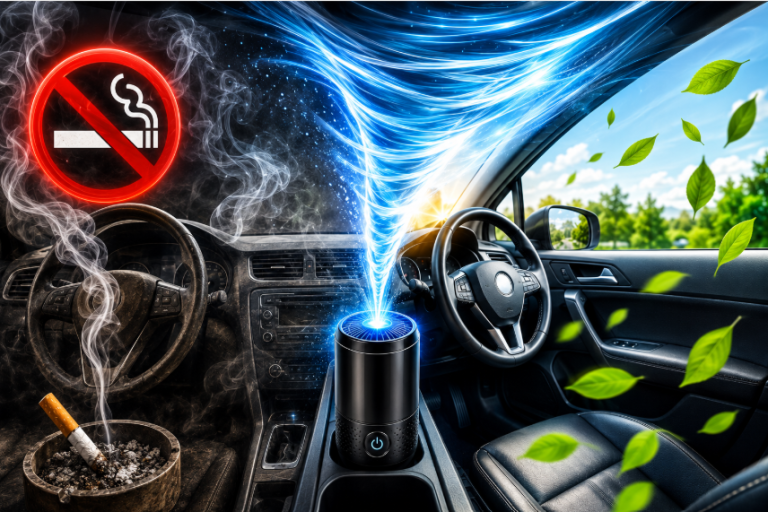 how to get smoke smell out of car