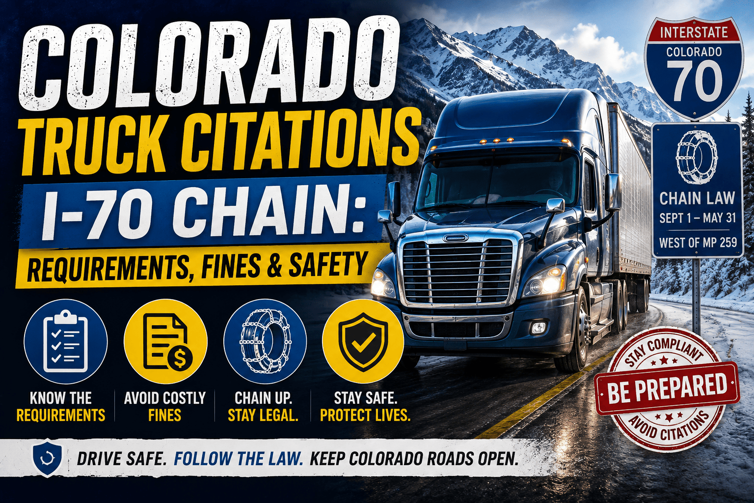 Colorado Truck Citations I-70 Chain LAW (1)
